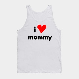 I heart love mommy - Baby Kids Onesie Tank Top